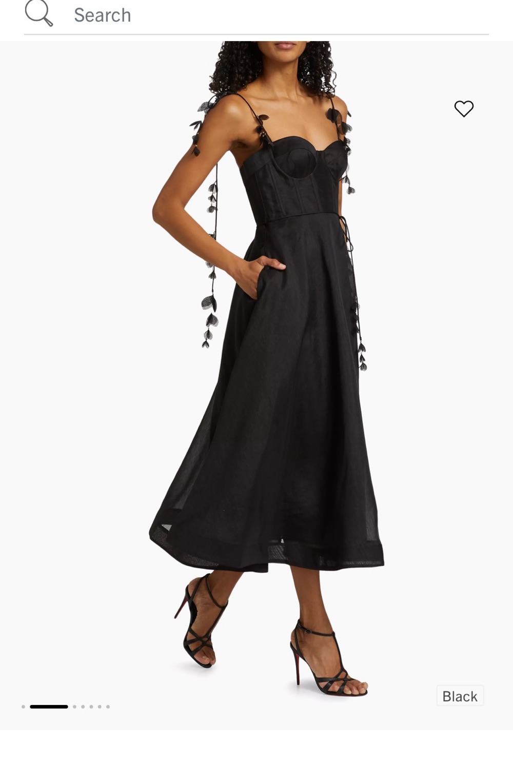 knee length dresses for ladies Zimmermann Natura Corset Midi in Black Size 3 / AU 14