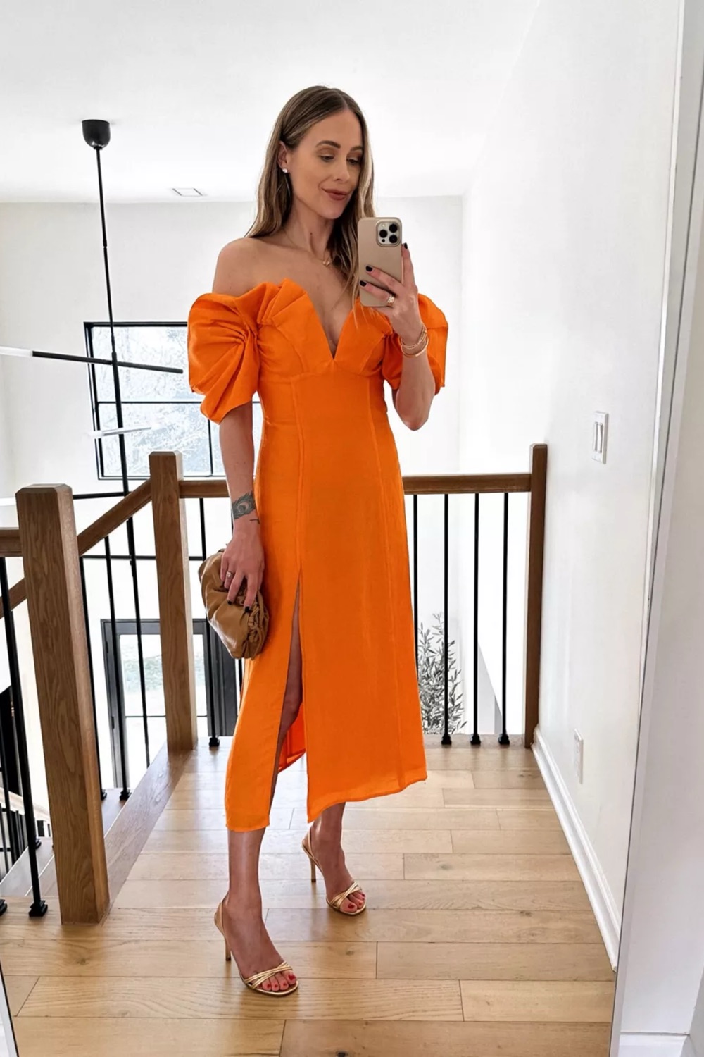 Rent Cult Gaia Orange Dress US 2 | By Rotation US