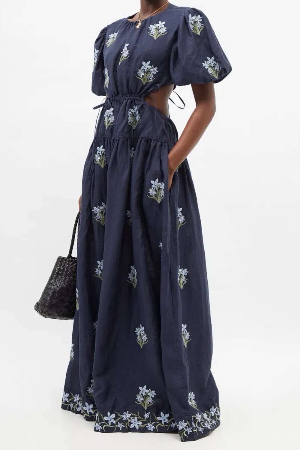agua bendita blue dress Agua Bendita: Marcia Maxi Dress (21780) XL