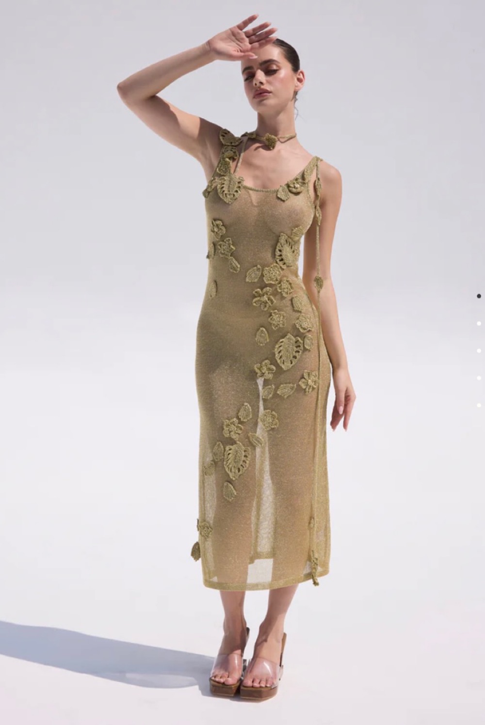 Rent Cult Gaia Gold Dress US 0 | By Rotation US