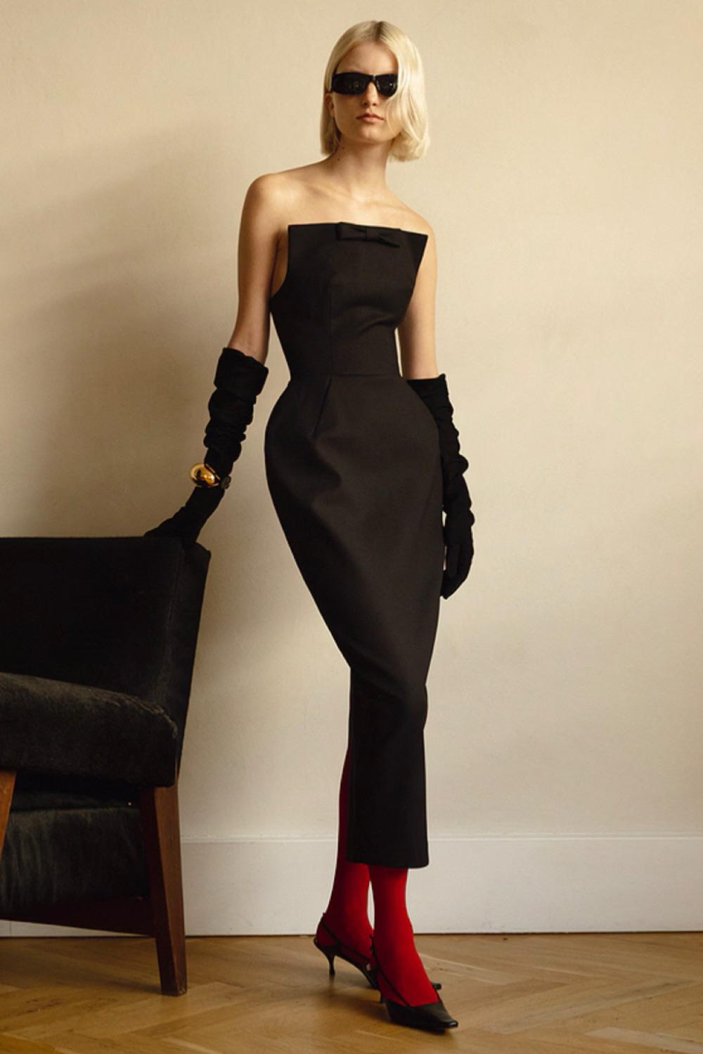 black helsa dress Helsa The Amber Dress main image 1