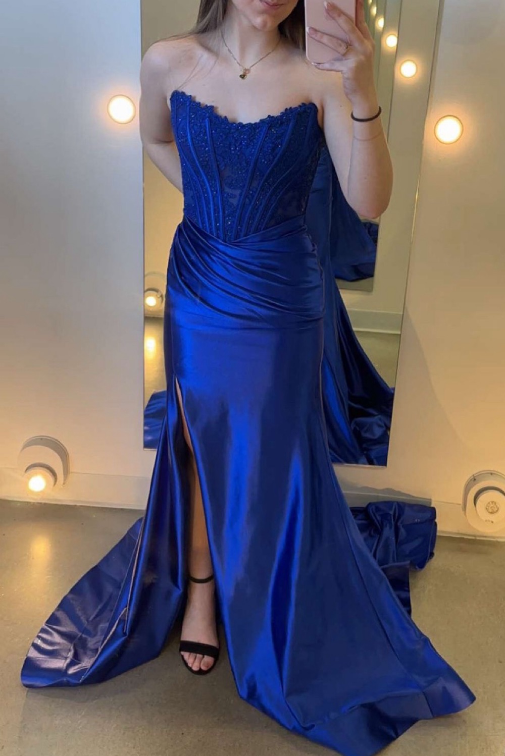 Rent Sherri Hill Blue Dress US 00 | By Rotation US